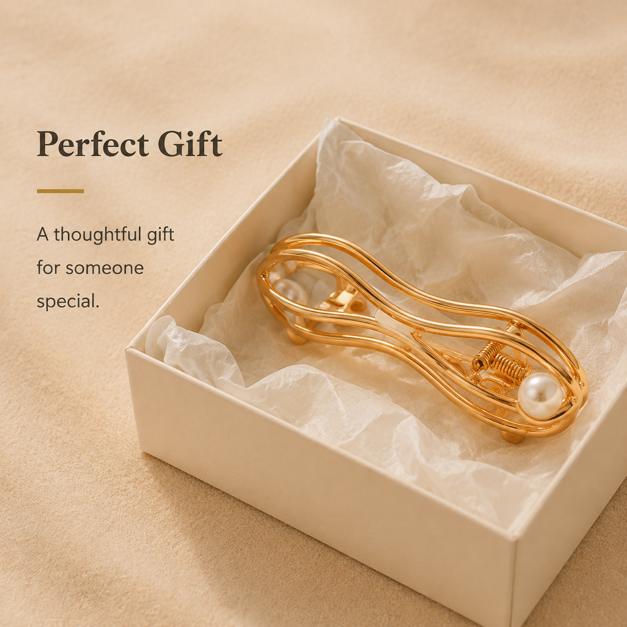 Purmegreen® Wave Barrette Hair Clip