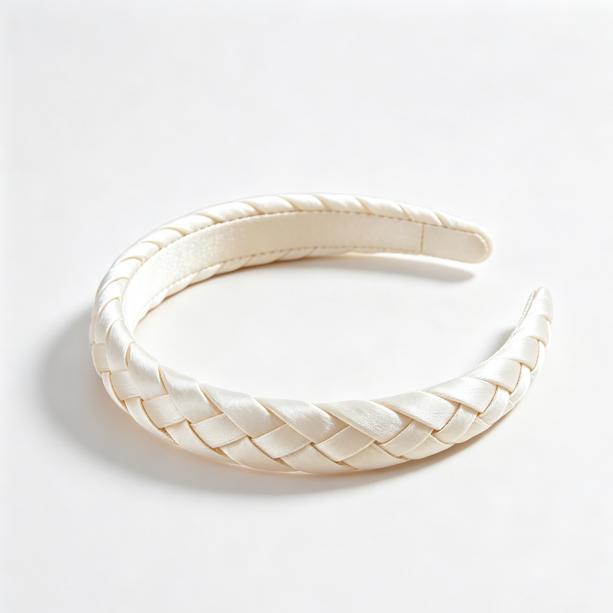Purmegreen® Cream Braided Padded Headband