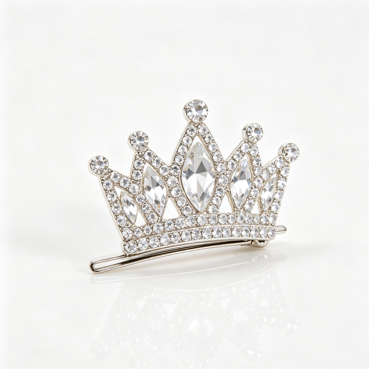 Purmegreen® Crown Rhinestone Hair Clip