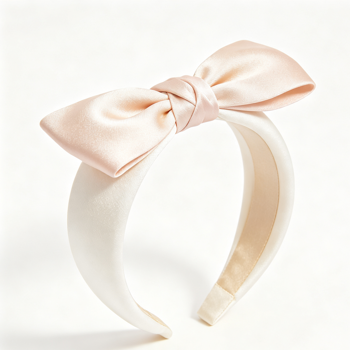 Purmegreen® Satin Bow Padded Headband