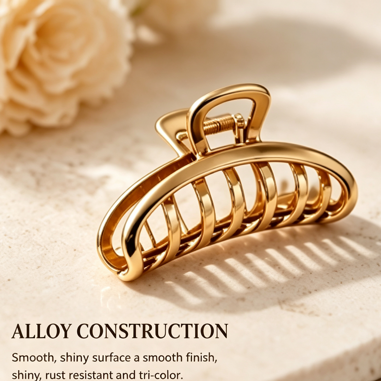 Purmegreen® Elegant Metal Hollow Hair Claw Clip