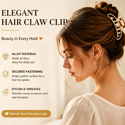 Purmegreen® Elegant Metal Hollow Hair Claw Clip