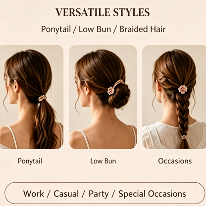 Purmegreen® Flower Braided Hair Ring