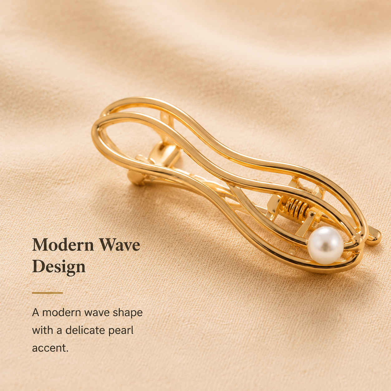 Purmegreen® Wave Barrette Hair Clip