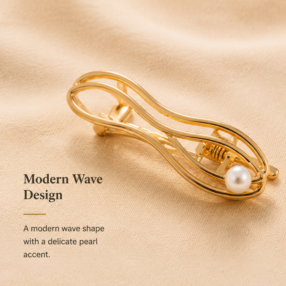 Purmegreen® Wave Barrette Hair Clip