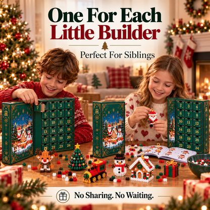 🎅🔥 50% OFF ✨ Christmas Countdown Brick Building Advent Calendar For Families