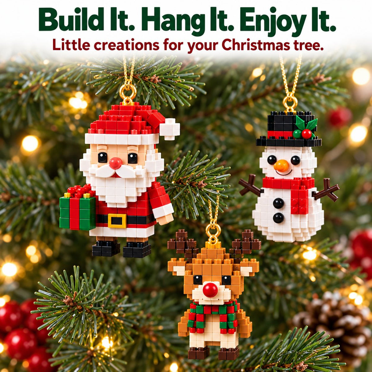 🎅🔥 50% OFF ✨ Christmas Countdown Brick Building Advent Calendar For Families