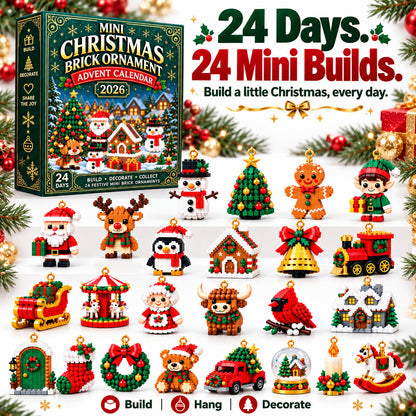 🎅🔥 50% OFF ✨ Christmas Countdown Brick Building Advent Calendar For Families