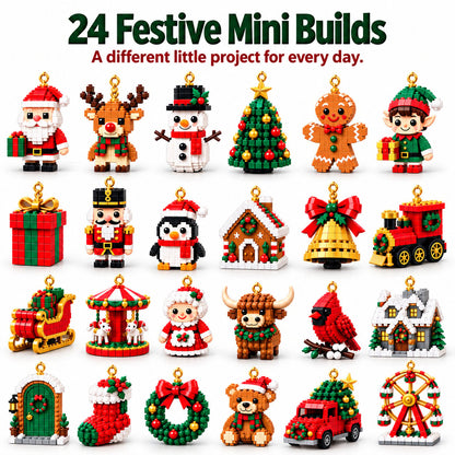 🎅🔥 50% OFF ✨ Christmas Countdown Brick Building Advent Calendar For Families