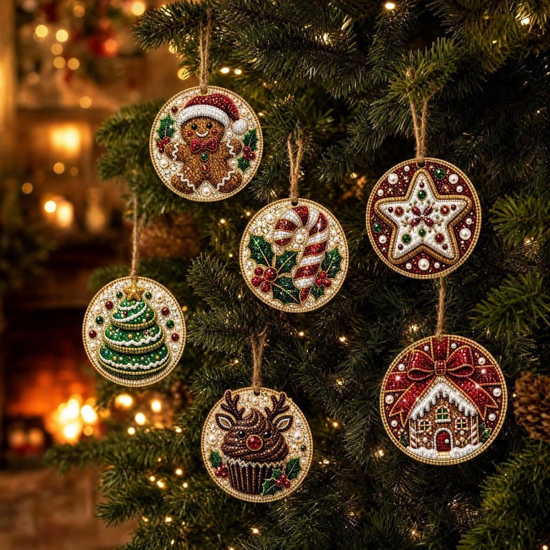 Gingerbread &  Candy Set-6pcs